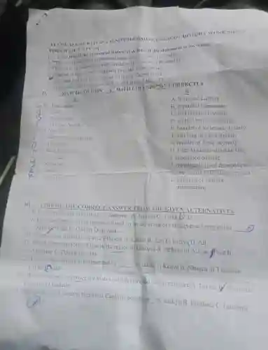CITESSA SENORS ECONDAR v SCHOOL HOTOR V WOR SHEET
ADI
true if the statement is correct & f alse if the state
yesopotan hian ci vilizati on began
similar ban other Afr can country
Human beings all are originated fr om the same soecies.
s the mail out let durin g Zagu
II
m "CULCOLI "MN "A"wi u COLI RECTLY
duced to E thiopia aro und 4th ..............................................................
B
A.Ren amed Lalit ela
B. expand led Chr istianity
C. first bish o of Aksum
C 6.Freminatos
D. south Arabian ru ers title
7. Adefa
8. Nine saints
E. founder of solomonic dynasty
9. Yekun o Amlak
F. last king of Zgwe dy nasty
10. Mukarib
G founder of Zgwe daynasty
11. Mera Teklchayimanot
H. Frist Ak sumit e christia n king
Yei-barek
Kin Ezana
I announce catholic
Fasiladas
I introduced closed do ocpolicy
5. Susnevos
-K. the maj ority lang uag es spoken
16. Jesuit
L. outcome of catholic
17. Cushitic
reforma ion
III.
CHOOSE THE CO RRECT ANSWER FROM T HE GIY TEN ALTER NATIVES
18. Southe m sematic co nsist of __
Amharic B Arrobas C. Gafat D.all
19.The wa effannaa of the oromo is based on the existence of one supreme being called __
Qallu B Waqa C. Q allitti D.avvana
20.Islam?spread to sou th-centr al Ethiopia at A. Bal e B. Arsi C. hadiya D. All.
21.Wh ch state was formed first in th e region of Ethiopia &the horn of Afric a Punt B.
Aksumite C. Dama D. yaha
22. The sout ern Cusl itic representec by __ A. dhalo in Kenya B. Nbugua in Tanzania
B. ali
23 Which state was a power ful with a well demarcated social structure A. Damat D. Aksumite
C. co loe D kaskale
24.The speakers of eastern highlan d Cushitic people are A. hadi a B kambata C Tambaro