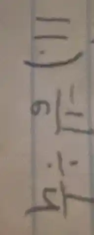 11.) (-1)/(6) div (1)/(4)